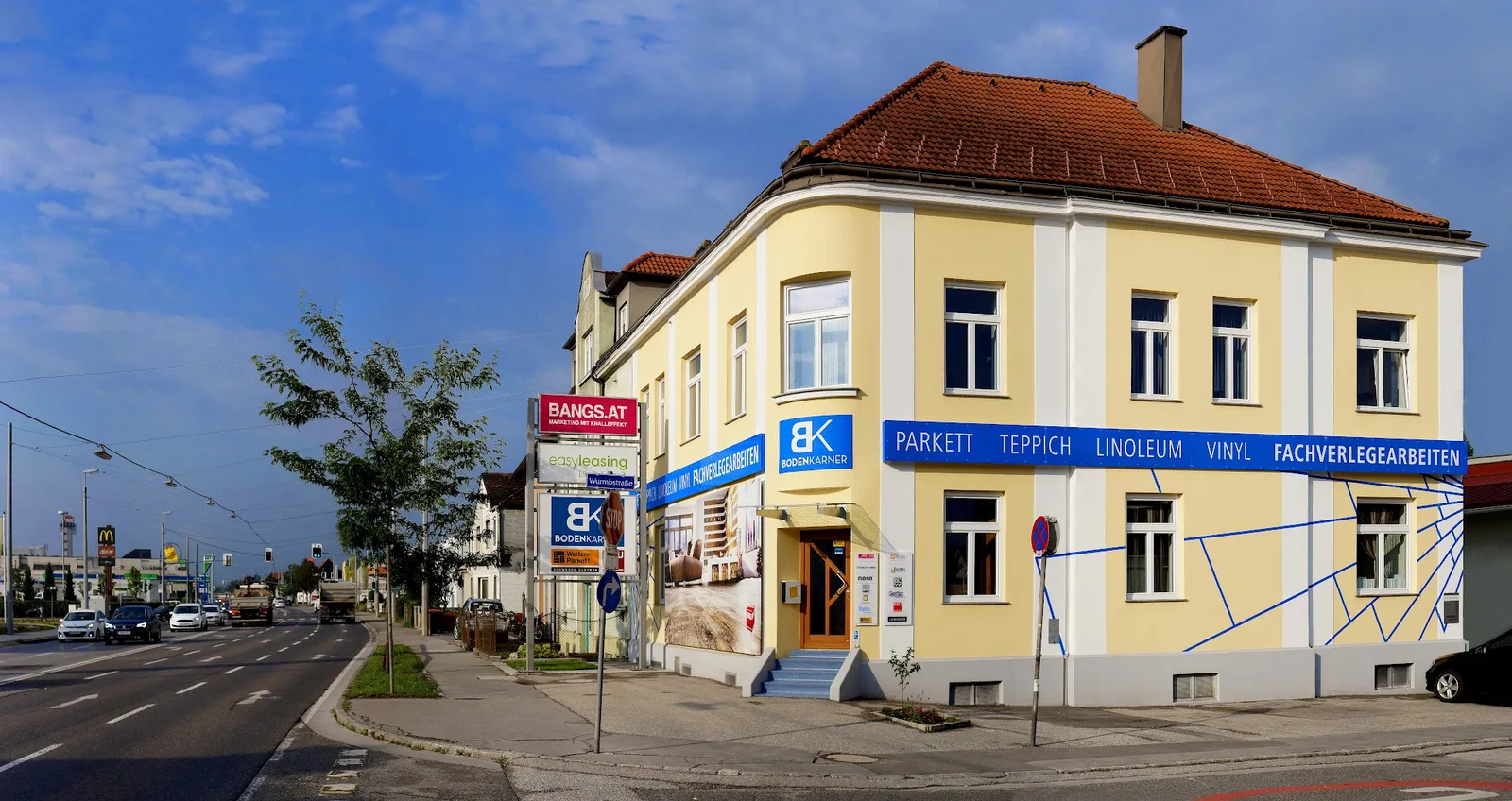 Firmensitz Boden Karner in St. Pölten an der Mariazeller Straße